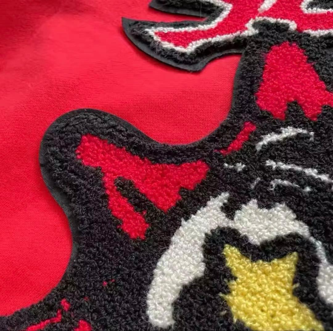 Glo gang グローギャング ジップパーカー 赤 並行輸入品 - メルカリ