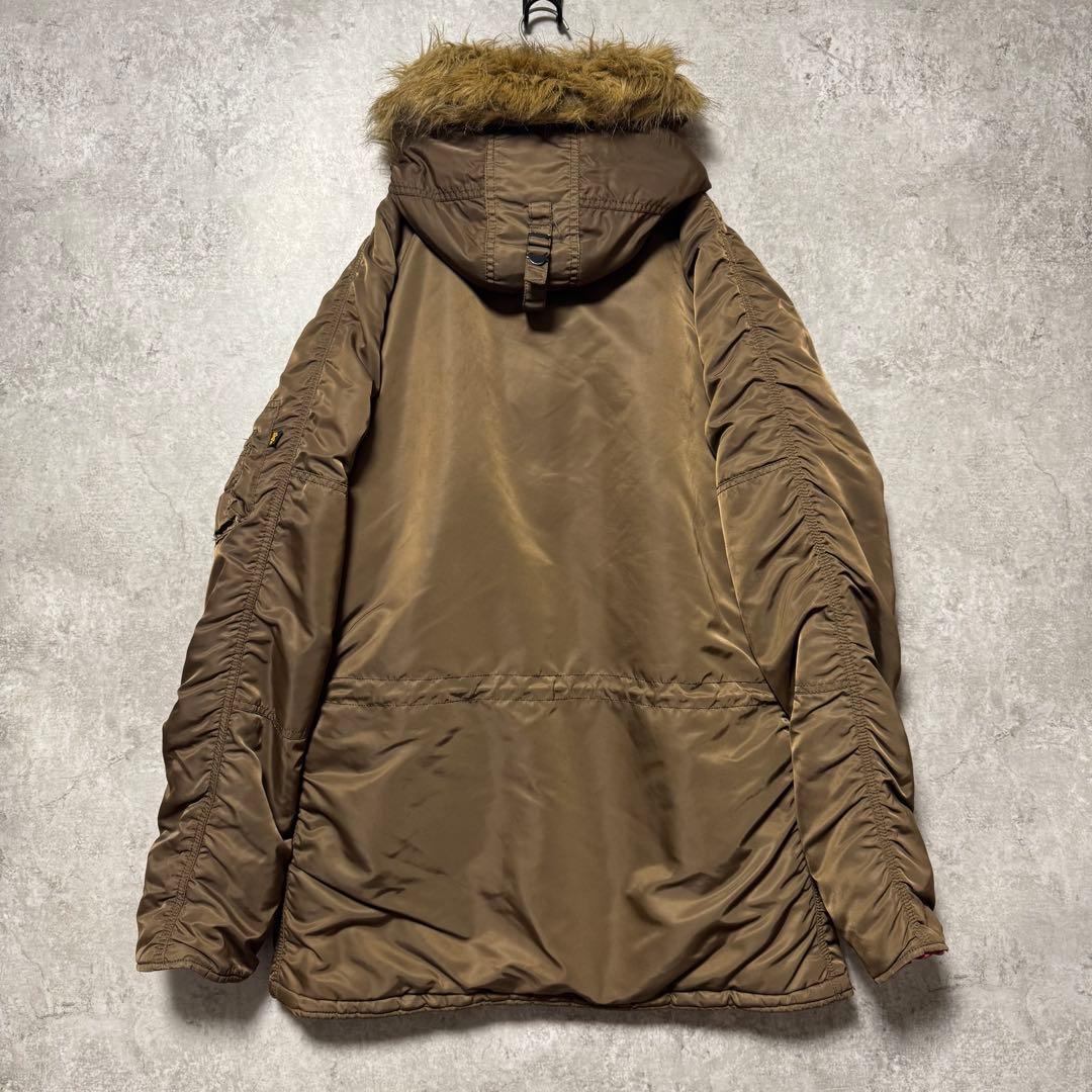 ALPHA INDUSTRIES フライトジャケット N-3Bブラウン - メルカリ