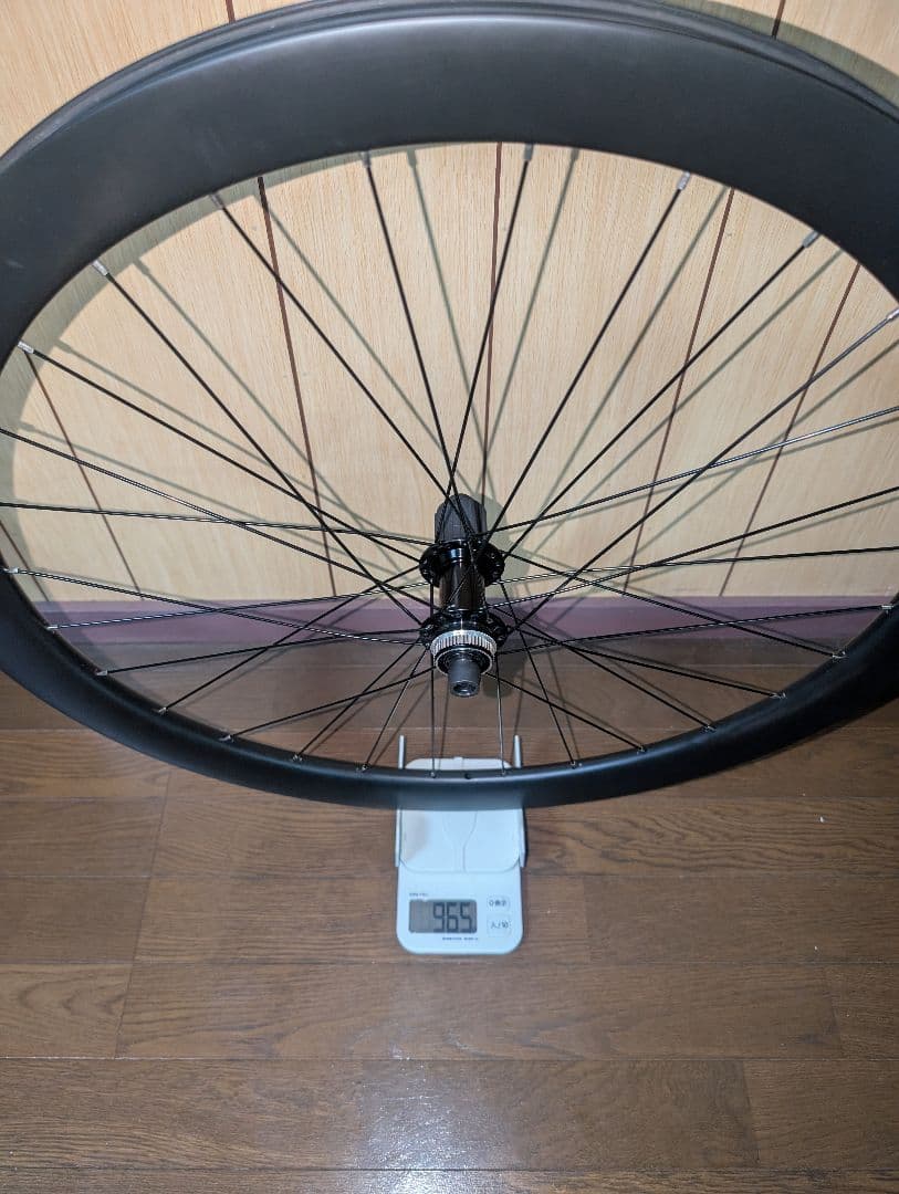 カーボンリム リアホイール チューブレスレディ 965g