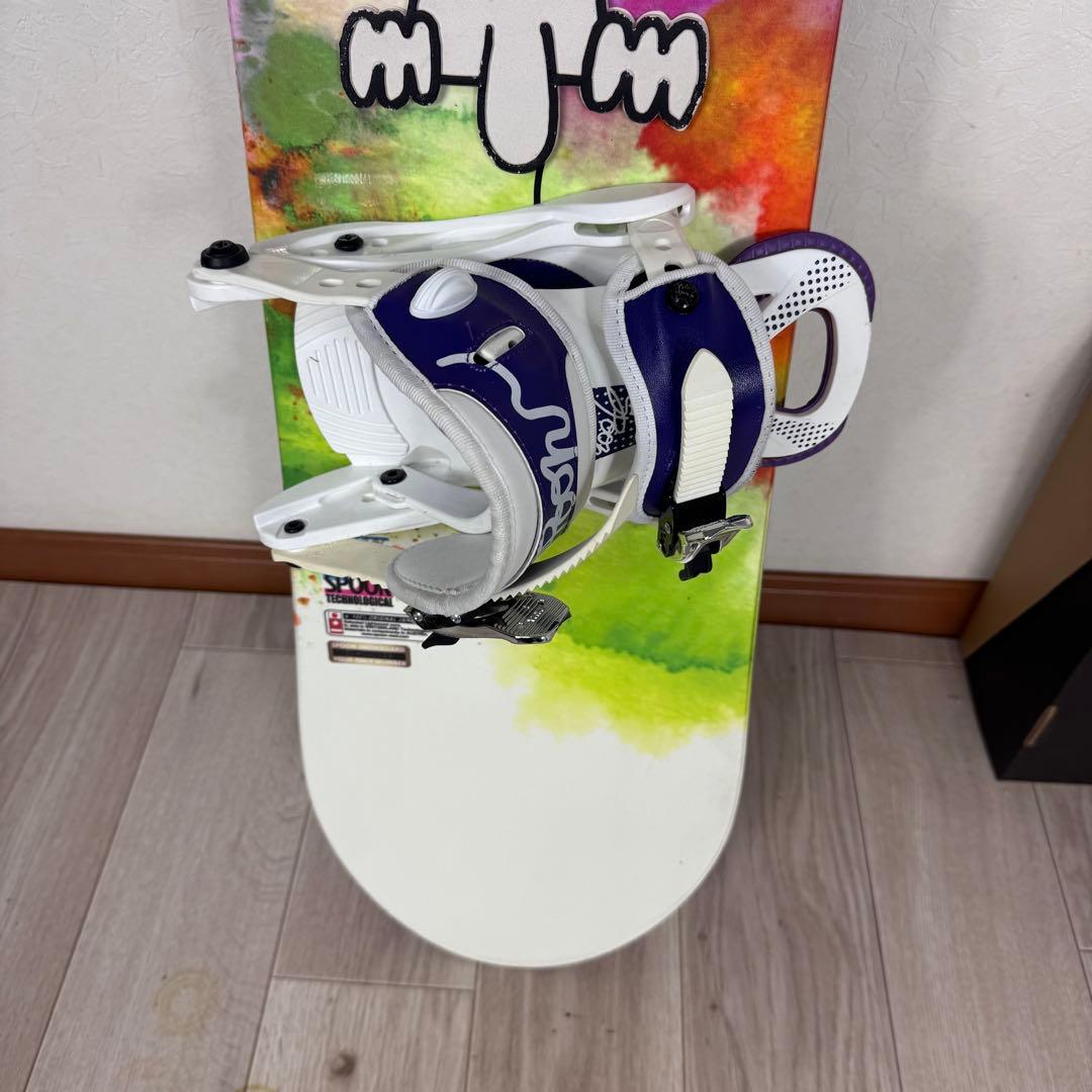 専用SPOON スノーボードセット 130cm ブーツ23cm 専用SPOON ブーツ23cm