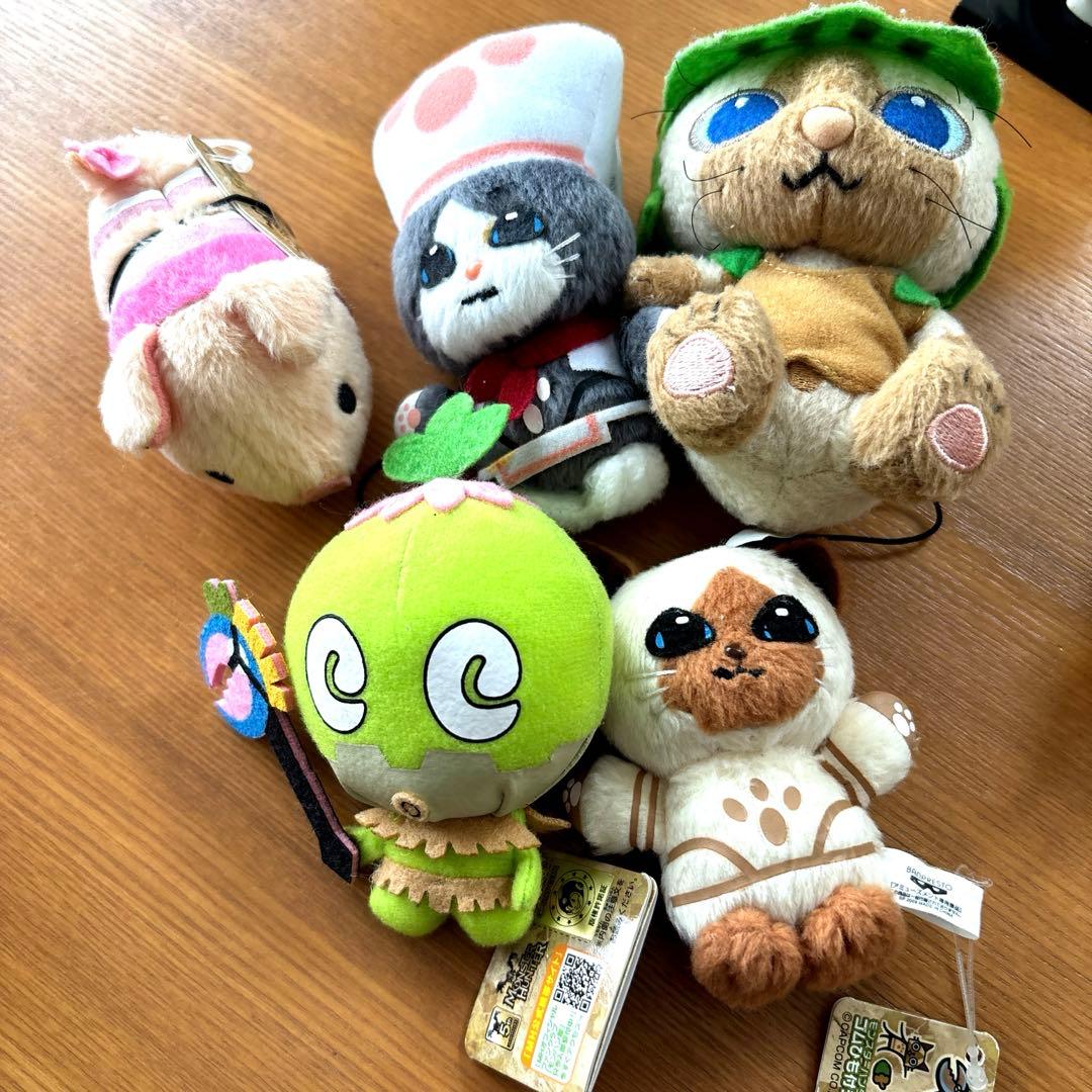 モンスターハンター フィギュア ぬいぐるみ ストラップ 24体セット