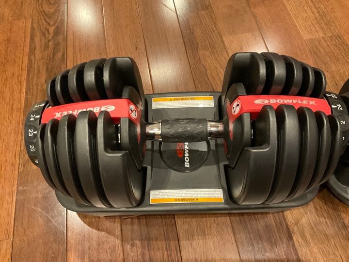 購入 BOWFLEXアジャスタブルダンベル 24kg×2個