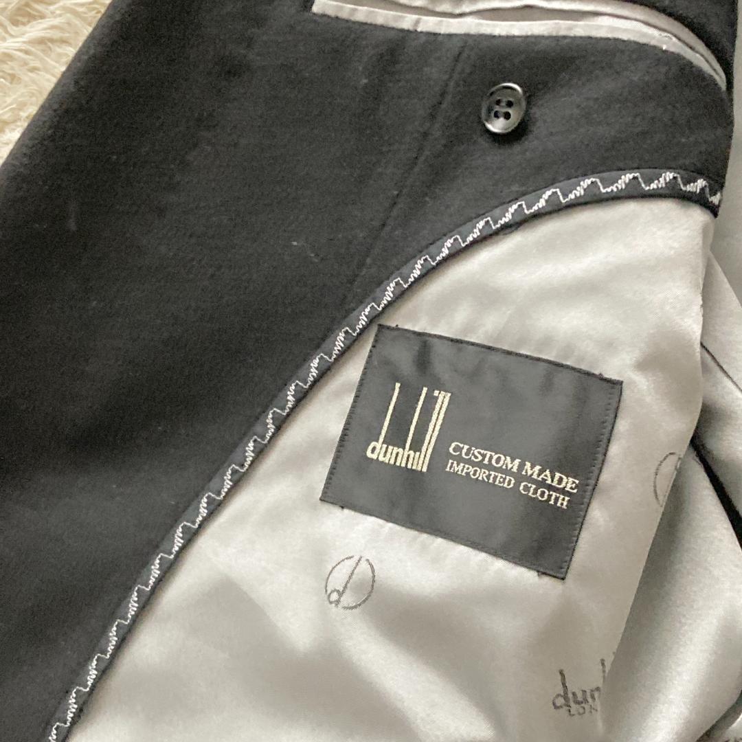 美品 ダンヒル チェスター ダブル コート XL相当 ブラック 美品