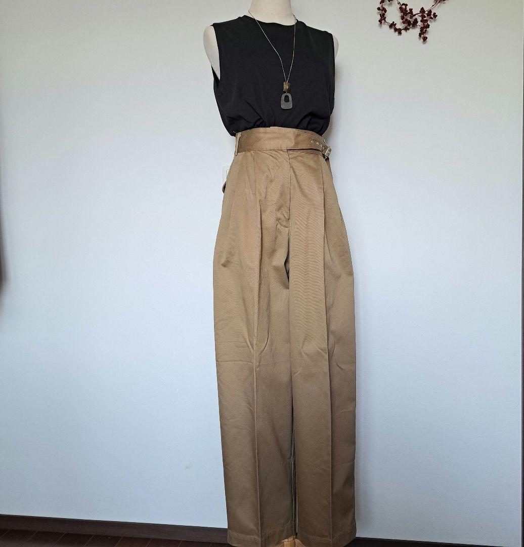 マノンフリップ【極美品】マイグルカパンツ ベージュ サイズ1 日本製
