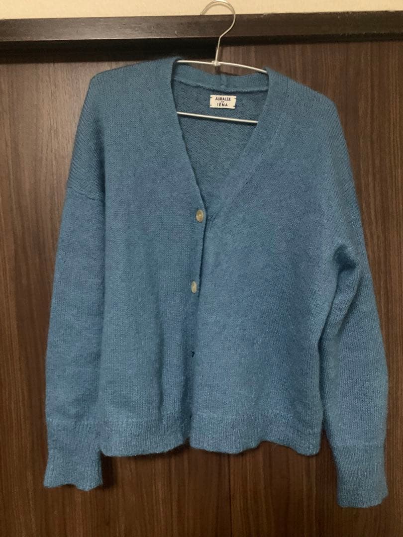 AURALEE MOHAIR CARDIGAN｜AURALEE 24AW KID MOHAIR SHEER CARDIGAN