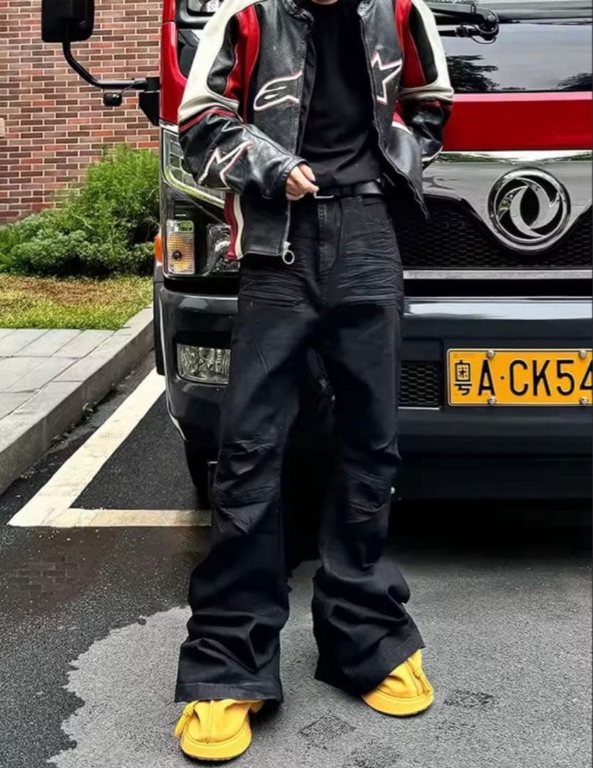 Opium ワックス フレアデニム swag Rick Owen's