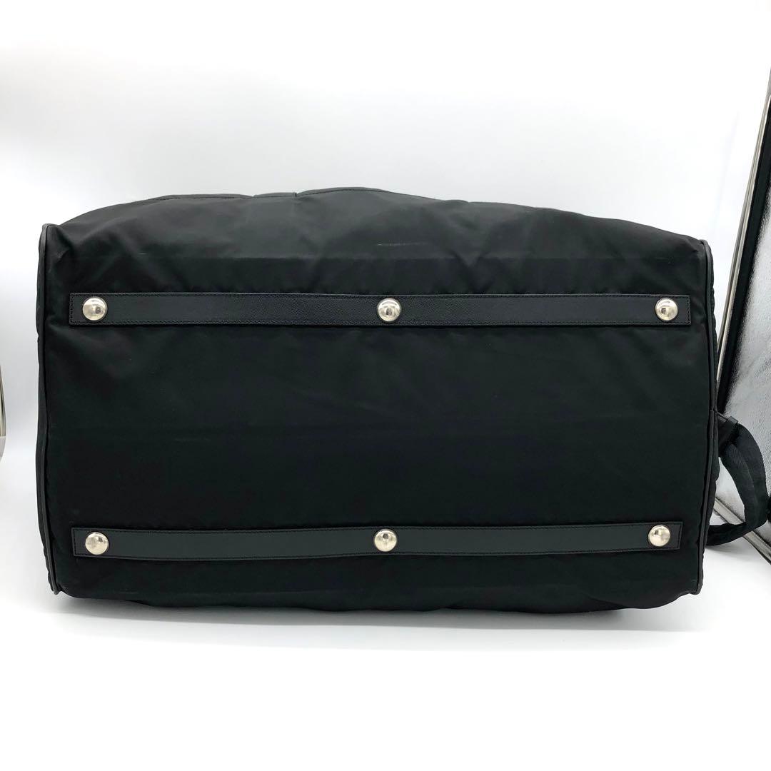 極上美品・Gカード付✨】プラダ 2way ボストンバッグ サフィアーノ 南京錠