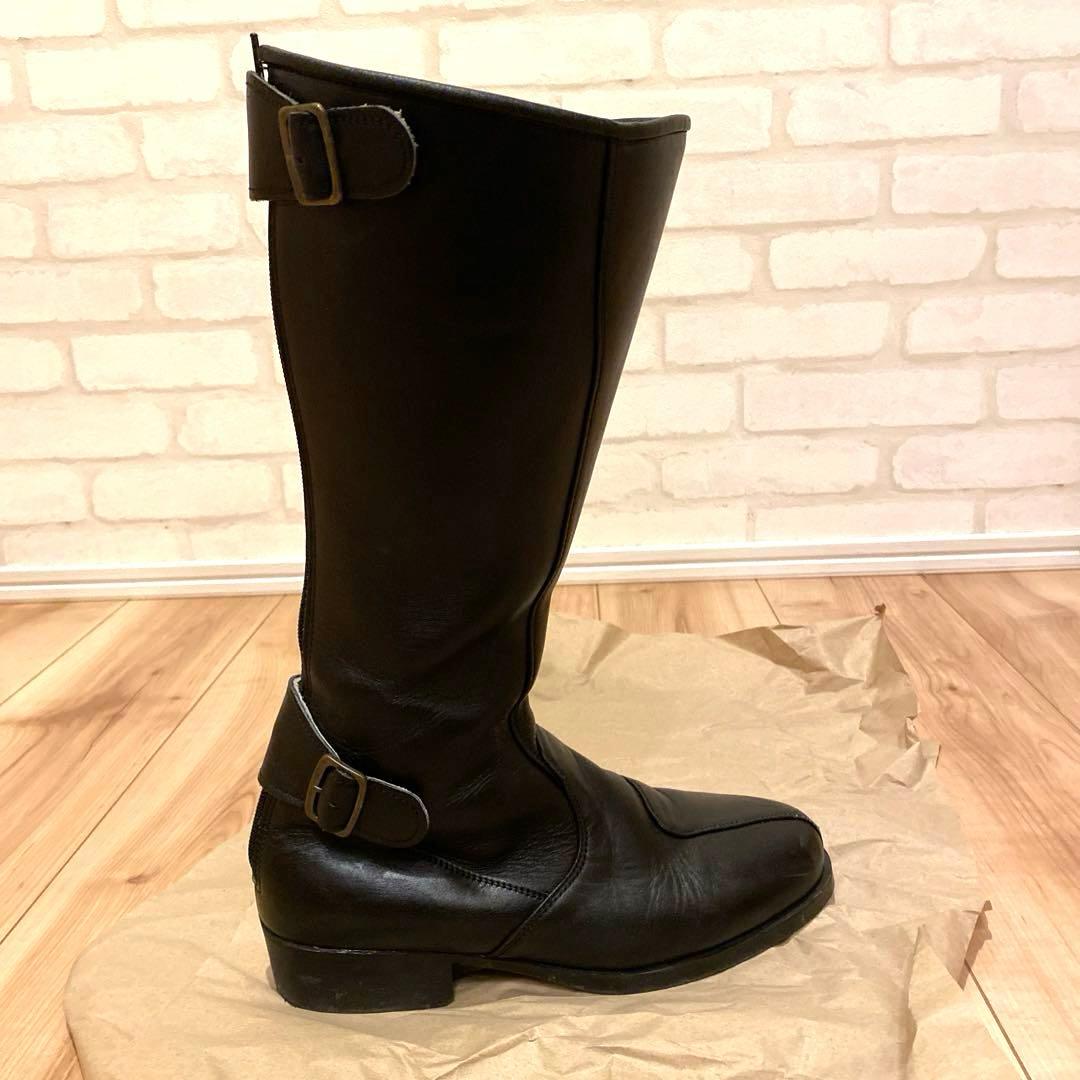 東横　特攻ブーツ　黒　本革　25.5cm トーヨコ　チョーカー