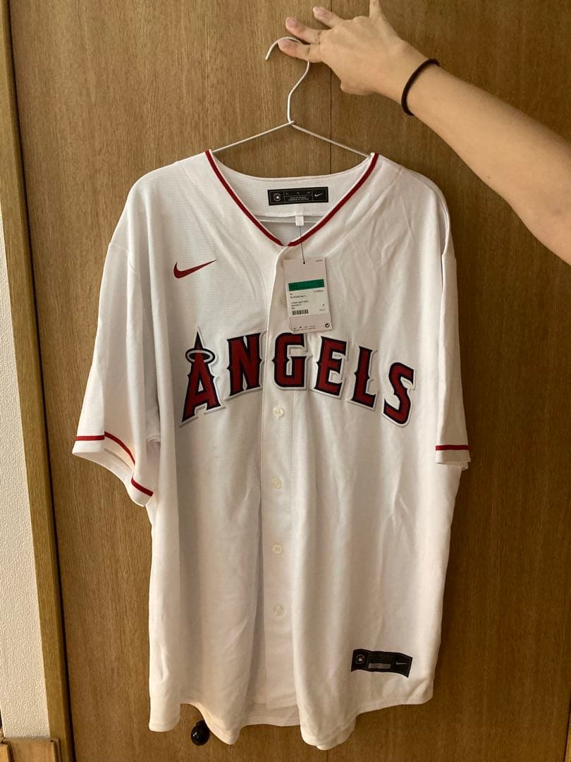 サインあり Nike エンゼルス ユニフォーム XL ボビー・バレンタイン