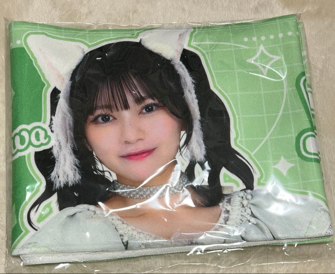 わーすた　廣川奈々聖　マフラータオル　ラッフル わーすた 廣川奈々聖 マフラータオル ラッフル - メルカリ