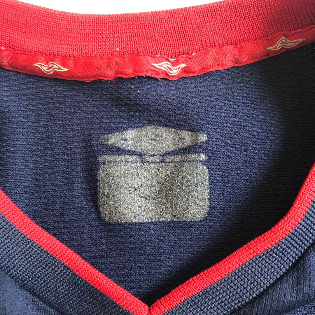 UMBRO 00s サッカー イングランド代表 トレーニング シャツ Vネック
