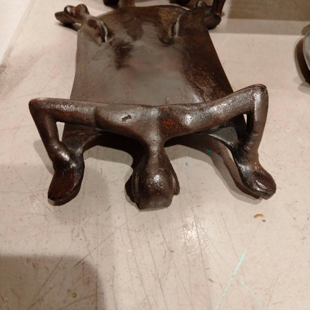 20s 30s レア ビンテージ デビル スカル トレイ ホルダー アンティーク