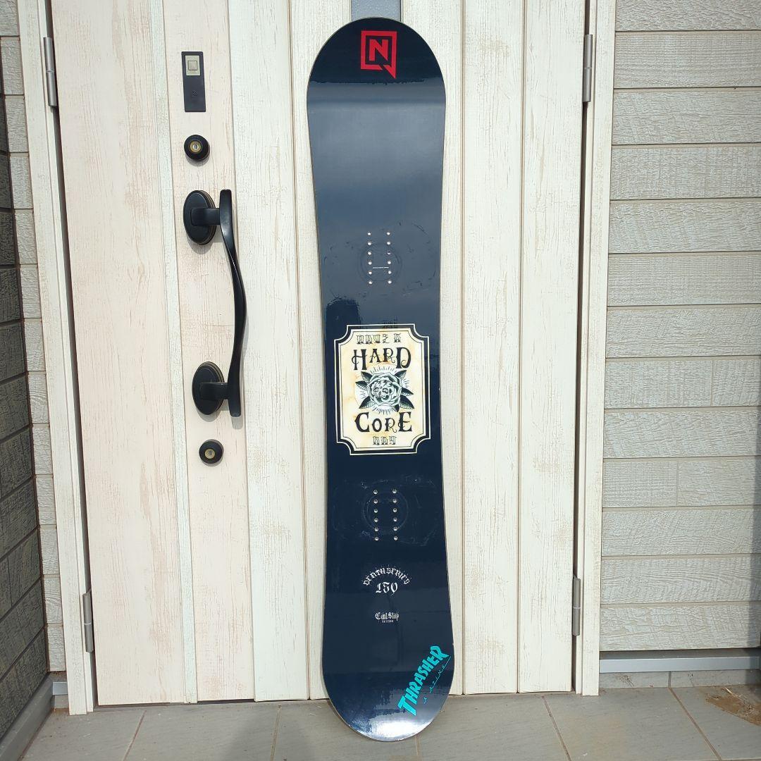 DEATH LABEL　デスシリーズ　スノーボード DEATH LABEL デスレーベル ブラック フラッグ ダブル ウィング