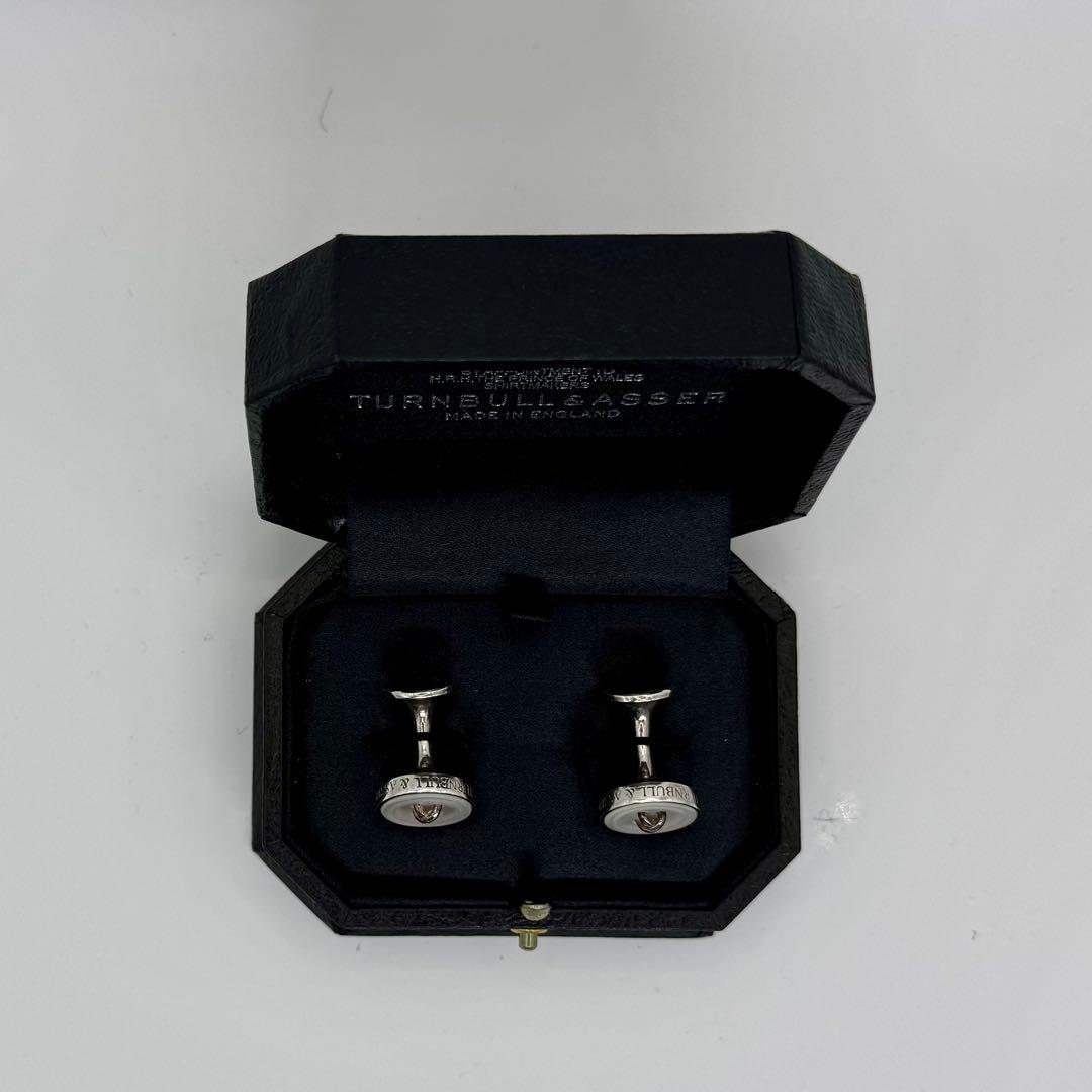 Turnbull & Asser ボタン型カフリンクス