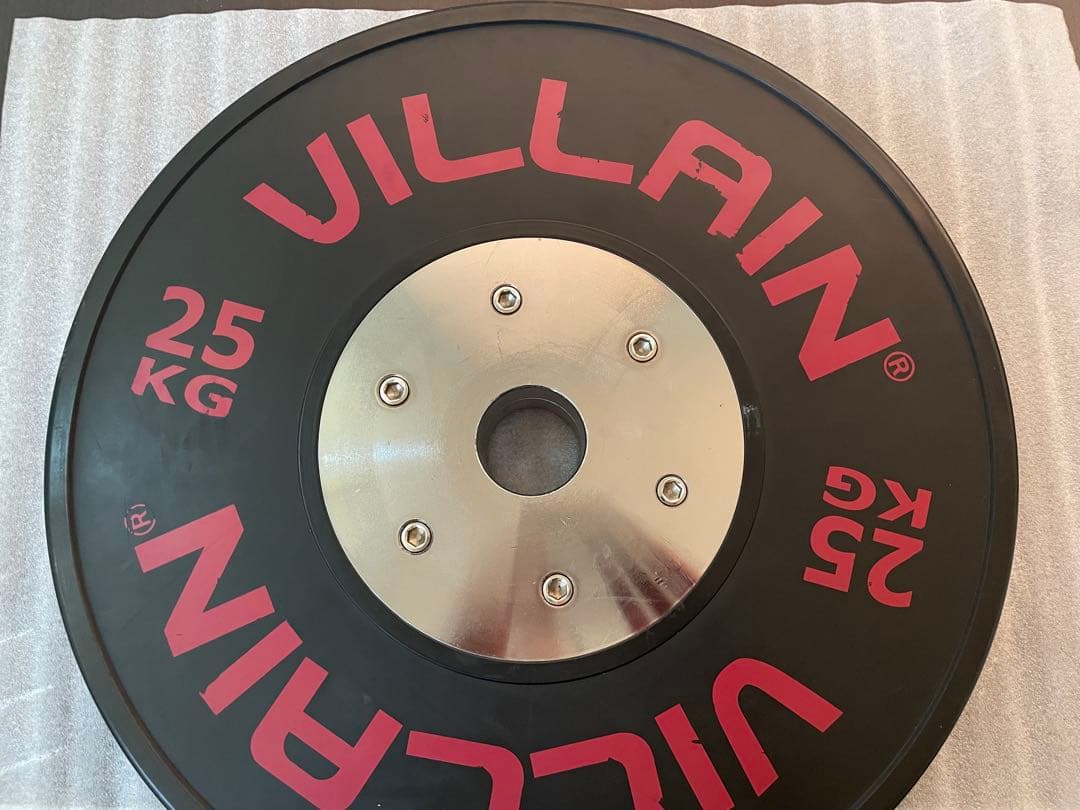 VILLAIN トレーニングバンパープレート25kg ② VILLAIN トレーニングバンパープレート — MBC POWER SHOP