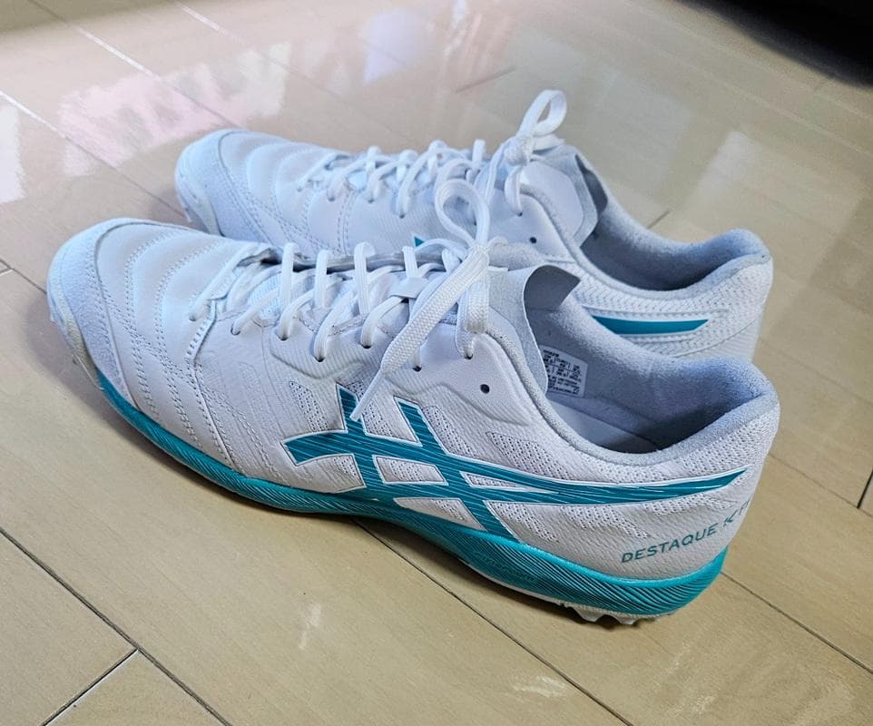 【美品】26.5cm アシックス デスタッキ K FF (ホワイト)