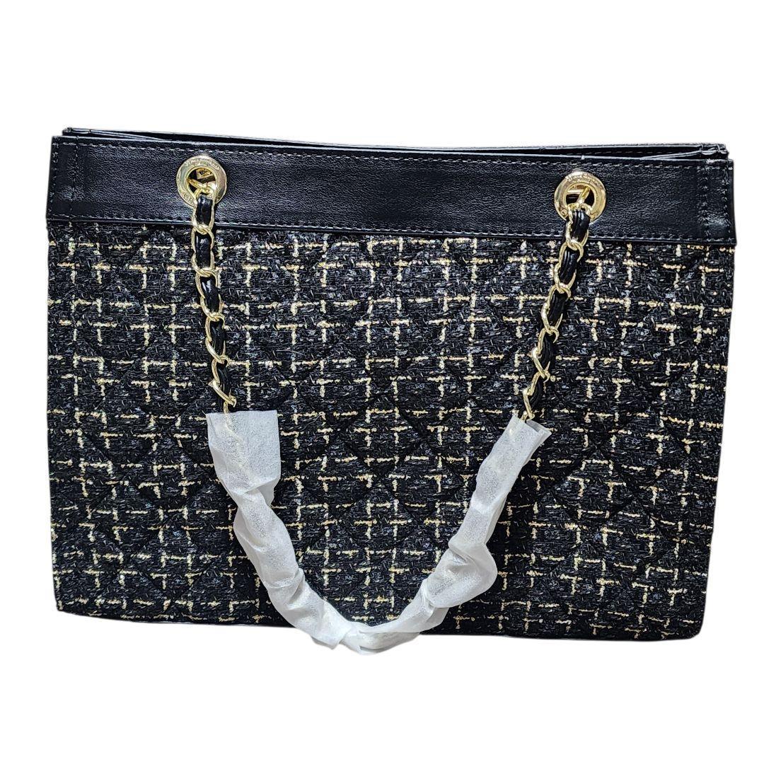 シャネル トートバッグ ツイード ゴールドチェーン ノベルティ