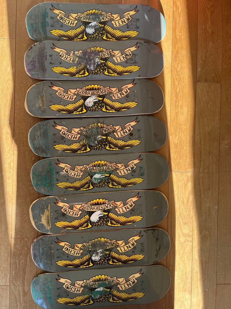 廃デッキ8枚、Anti Hero Classic Eagle 8.25インチ - メルカリ