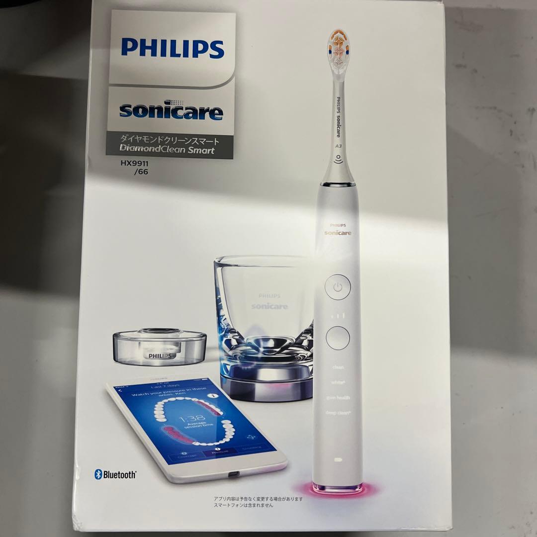 【未使用】フィリップス 9000 HX9911/66 電動歯ブラシ Philips（フィリップス） 電動歯ブラシ 音波歯ブラシ 替えブラシ付き