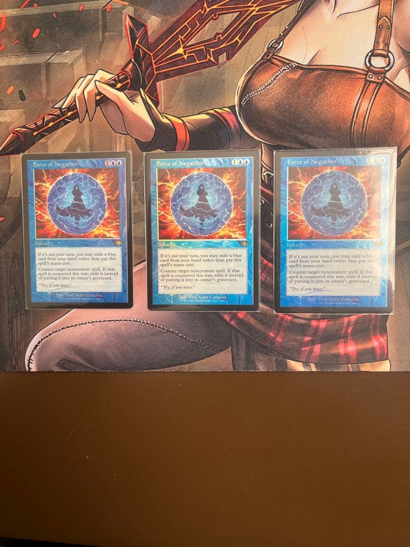 否定の力　旧枠foil 3枚セット MTG 否定の力 旧枠英語版foil 1枚 MTG 旧枠・Foil 否定