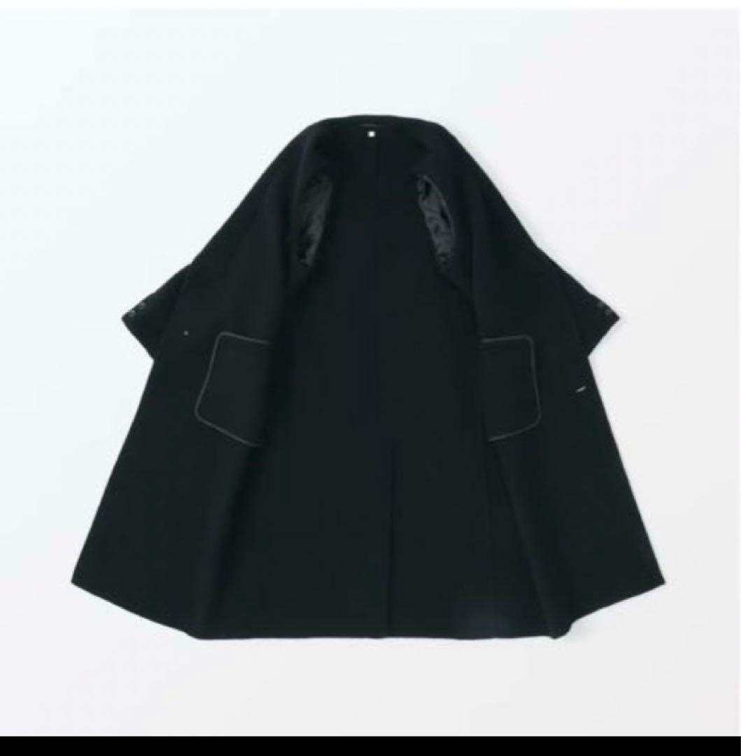 MUJI Labo カシミヤ混チェスターコート XL 黒 - メルカリ