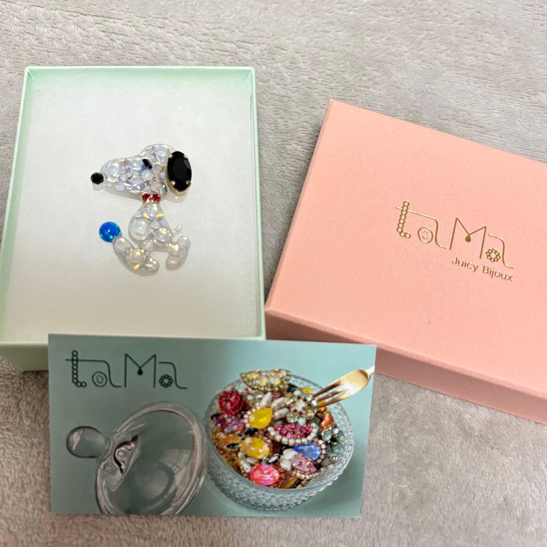 tama juicy bijoux 】三越伊勢丹限定スヌーピー ブローチ