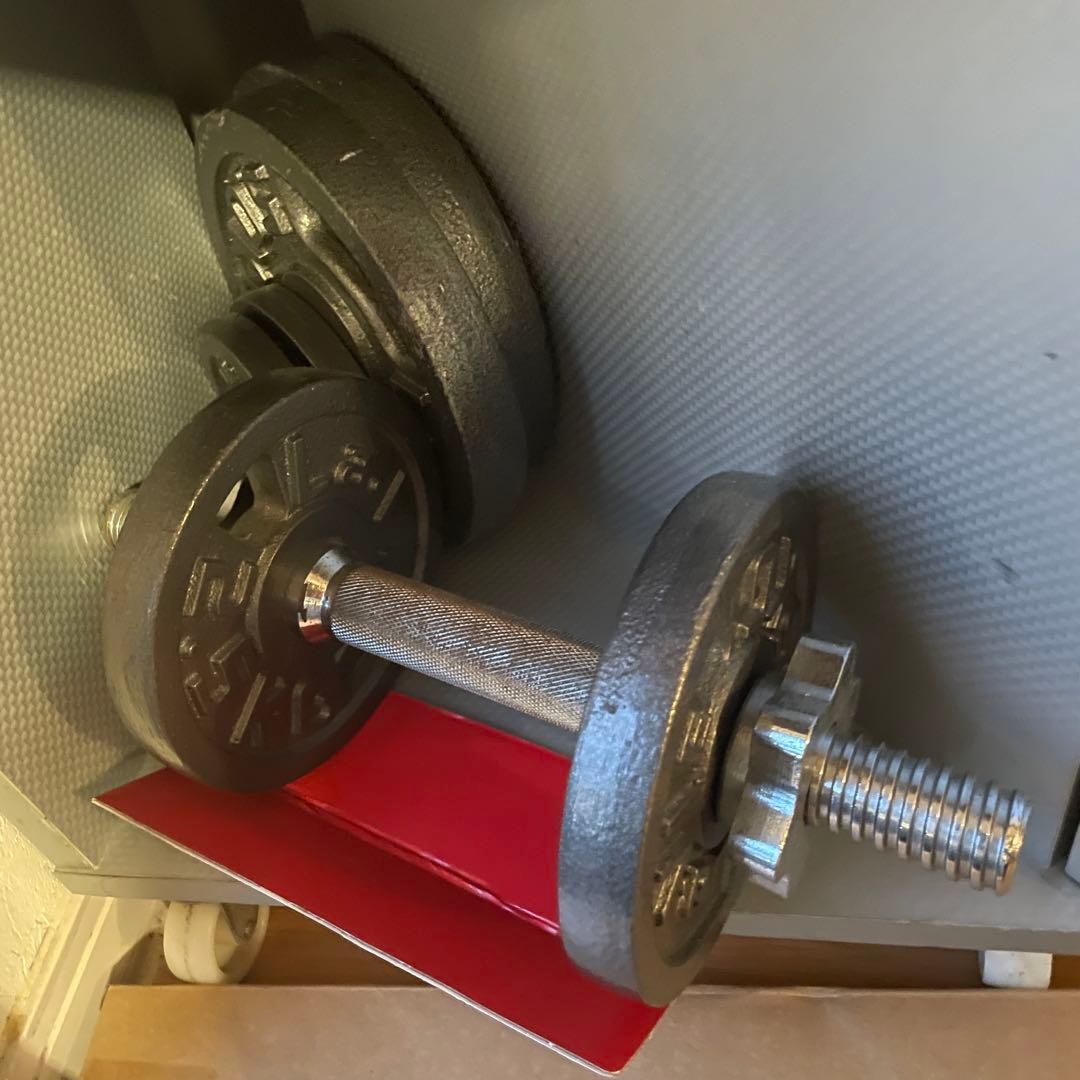 ダンベル 1.25/2.5/5kg 各2枚(合計17.5kg)シャフト2.5kg