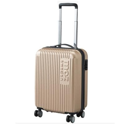 MOZ　モズ　キャリーケース　ゴールド　MOZ0020 美品 moz キャリーケース 修学旅行などの旅行 出張に スーツケース
