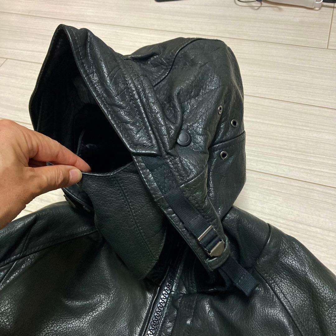 専用□AVIREX P.D.W□レザーマスク付 SWAT レザージャケット L - メルカリ