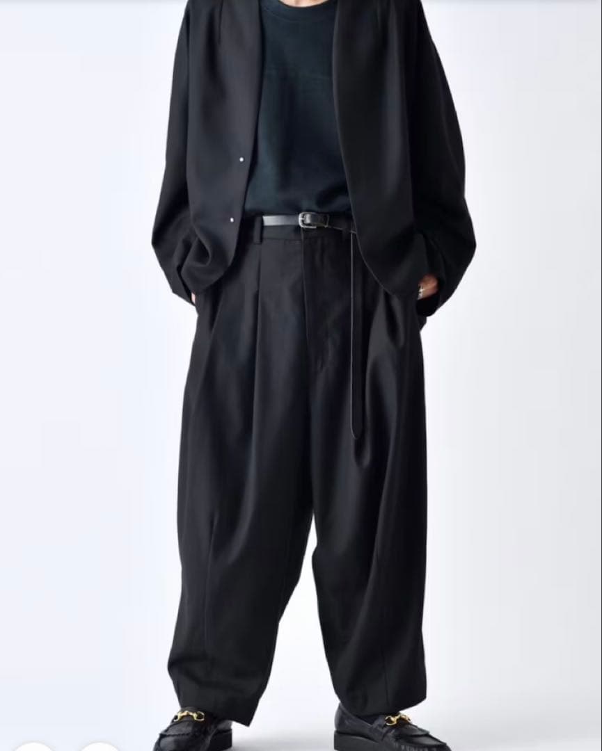 Lui'sのオリジナルファブリックウール混 オーバージャケット&バルーンパンツ Lui's StylingBook｜Lui's