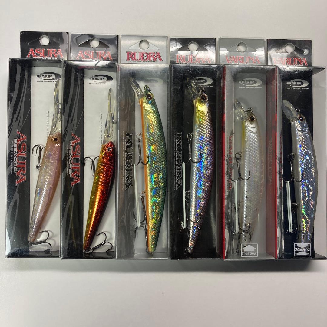 【新品未使用品】OSPミノー5タイプ　６セット 新品未使用品】OSPミノー5タイプ 6セット