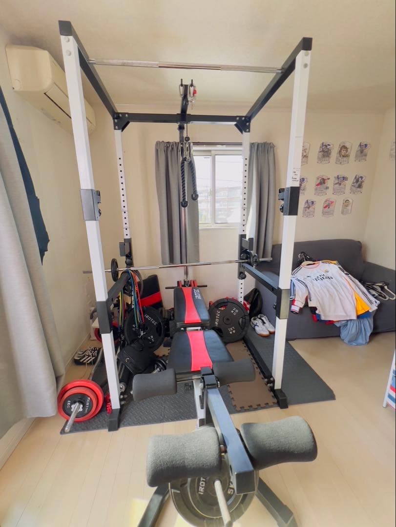 IROTEC パワーラック ホームジムセット 楽天市場】【2/23 1:59迄 P10倍(要エントリー)】IROTEC（アイロテック