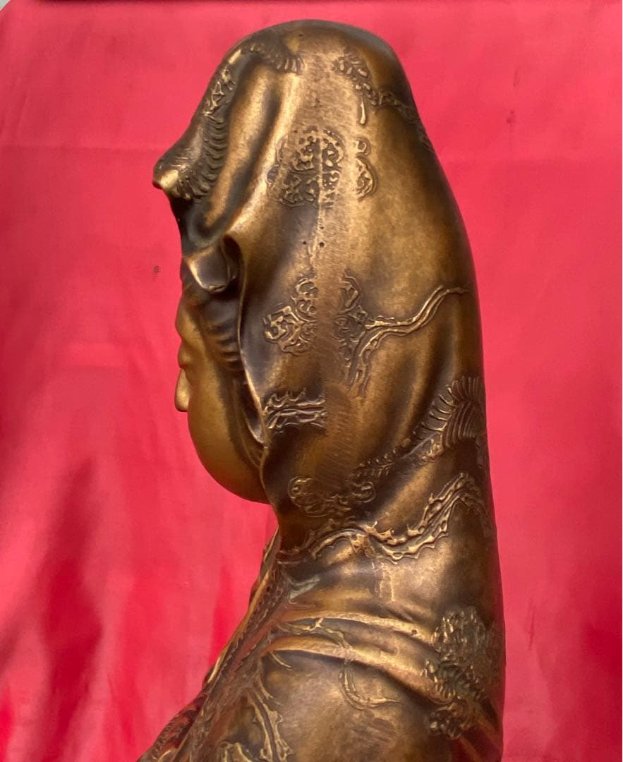 仏像 古美術 骨董 銅製観音菩薩 観世音菩薩 観自在菩薩 救世菩薩