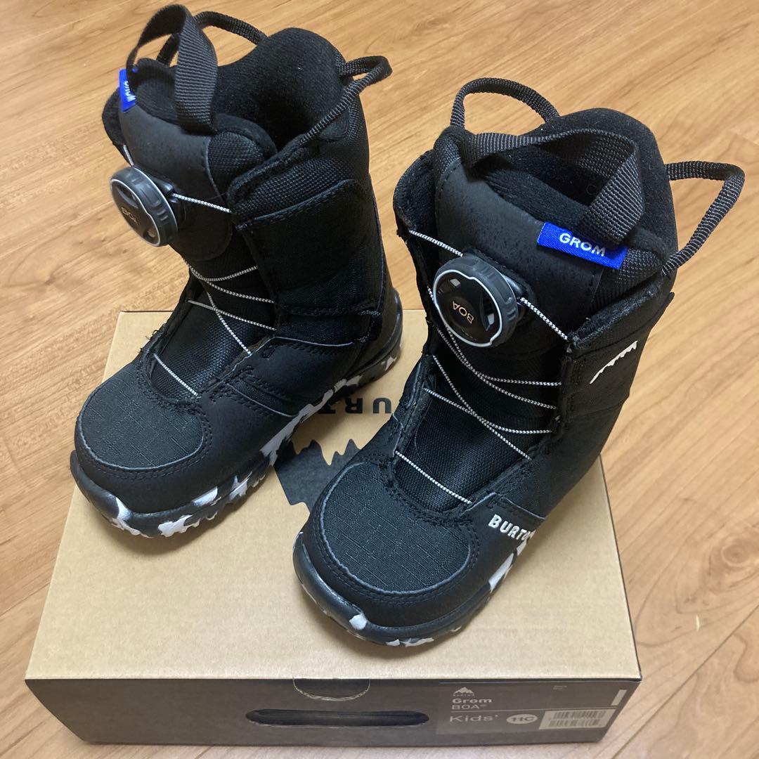 BURTON GROM BOA ブラック 17.5センチ GROM BOA - Panda Ski and Sport