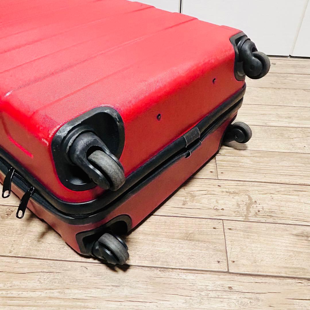 無印良品 ハード キャリーケース 75L 赤 廃盤 - メルカリ