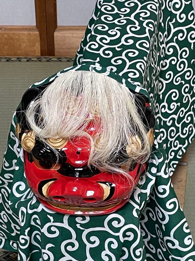 ガネーシャ様専用 獅子頭 新品 送料無料 獅子舞 昼神小獅子造形工房作