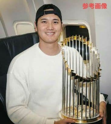 激レア】ワールドシリーズ優勝トロフィー MLB 大谷翔平 ドジャース