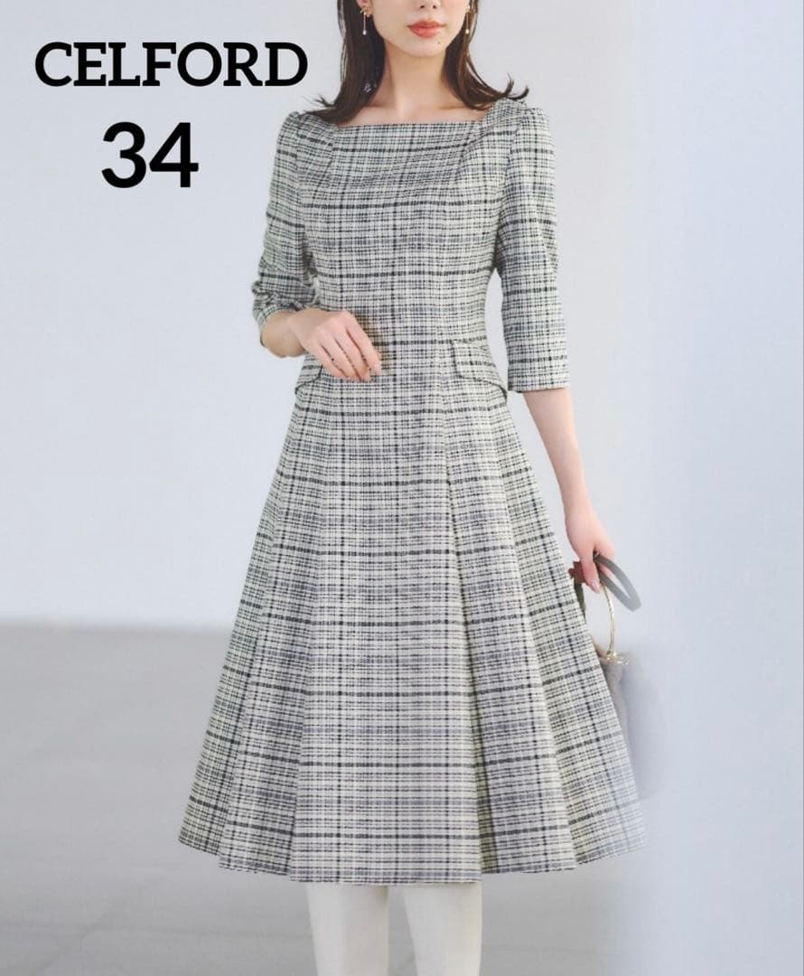 セルフォード トリプルクロス フレアワンピース Aライン 厚手34 楽天市場】【即日出荷】(セール20%OFF) CELFORD セルフォード トリプル