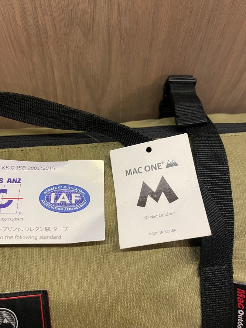 新品三角カラビナ+ポール付「ほぼ未使用保証書付」マックワン グラス