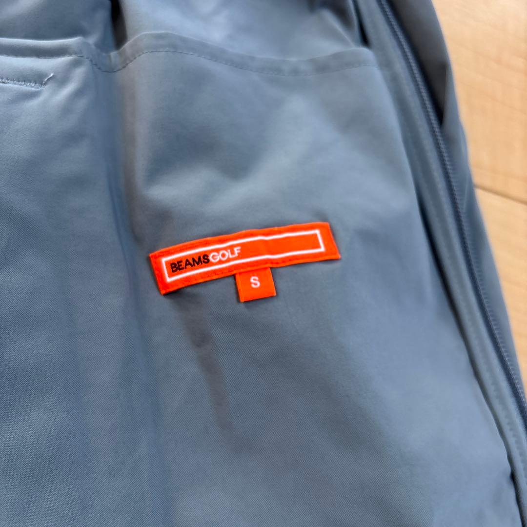 BEAMS GOLF ブライト フード ブルゾン S グレー