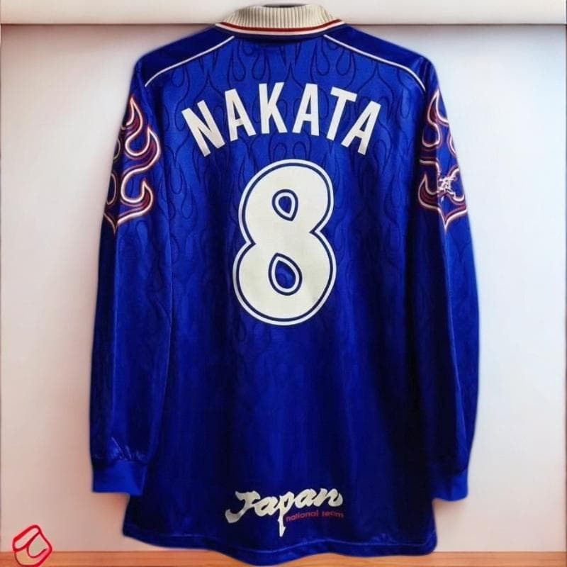 1998 日本代表 長袖 シャツ 背番号8 NAKATA-商品レビューを