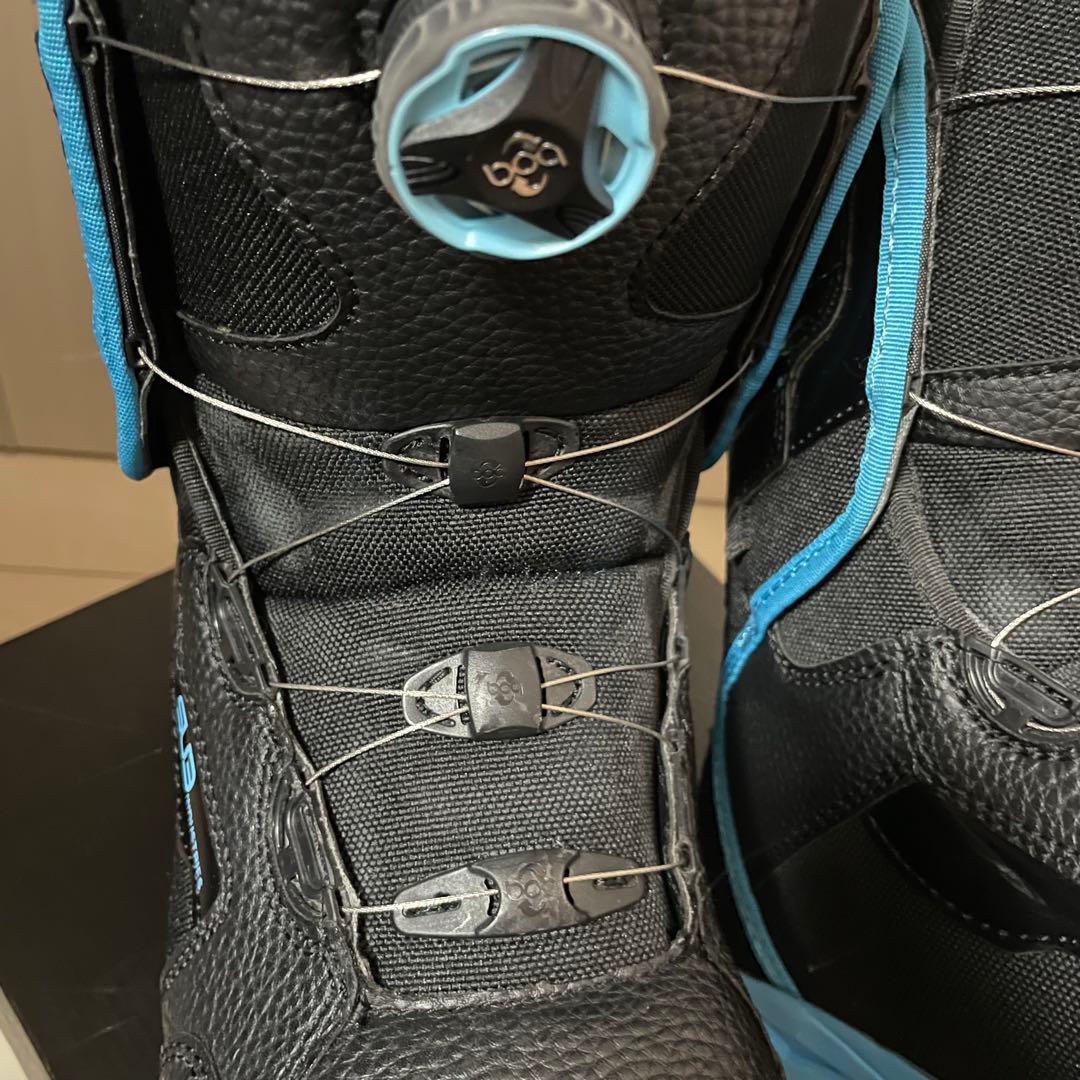 美品】一回のみ着用 SLIB 女性用スノーボードブーツ ブラック24.5cm