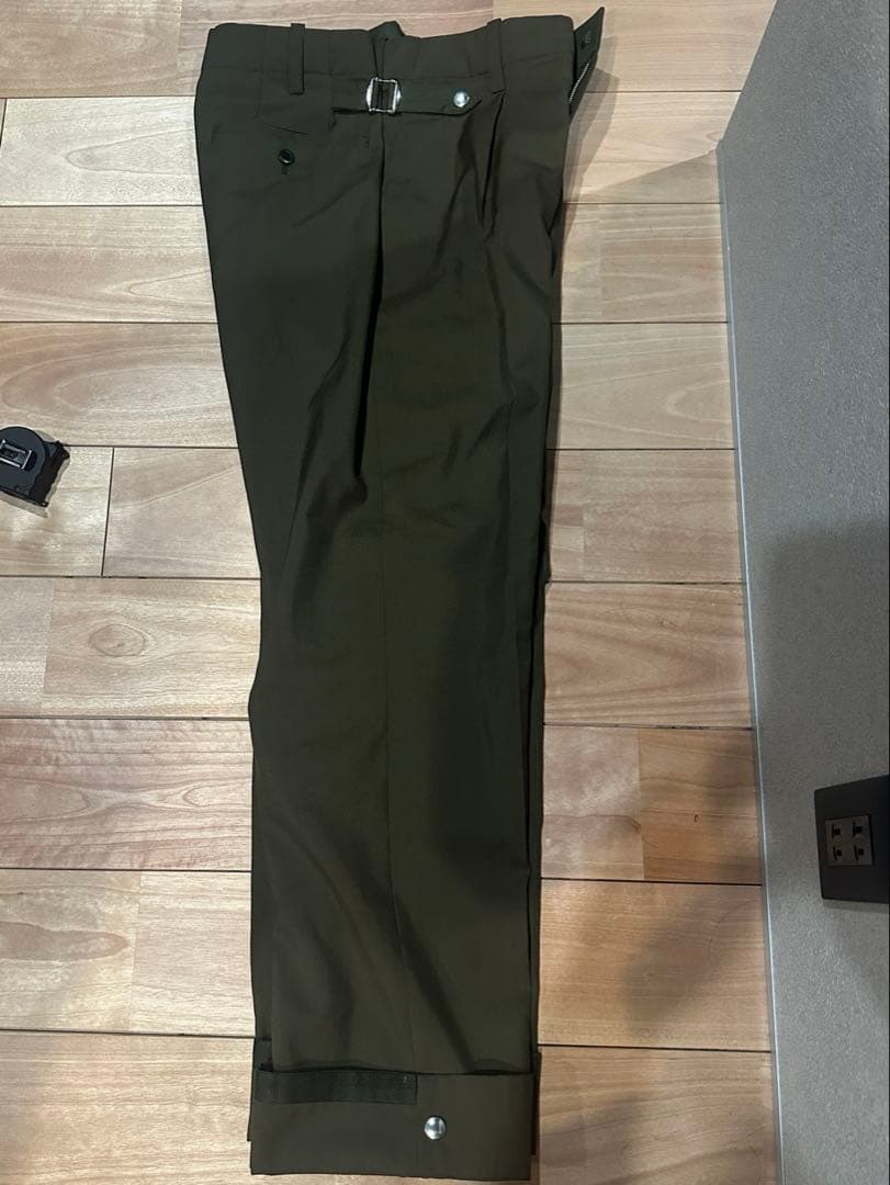 tamme カーゴパンツ ポリエステル GRN 無地23S0085 tamme カーゴパンツ ポリエステル GRN 無地23S0085