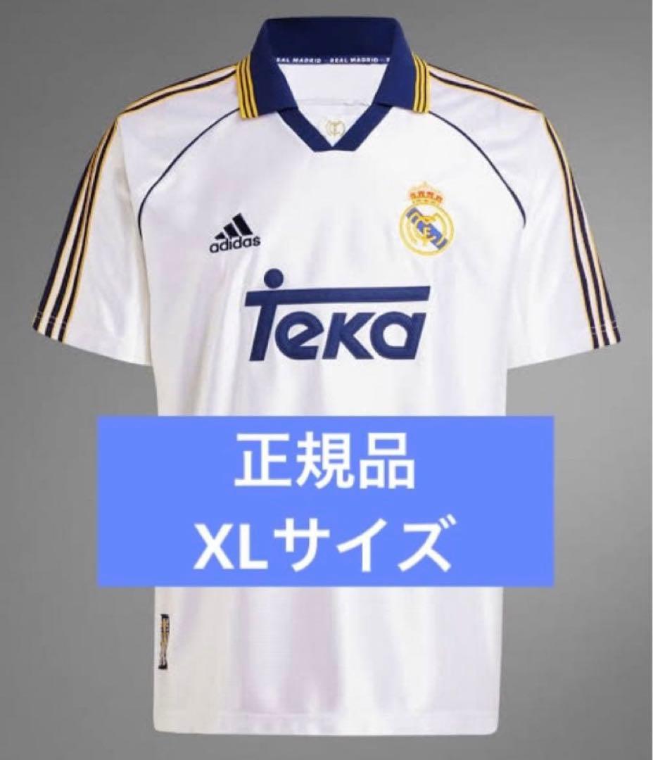 新品未開封 レアルマドリード 99-00 復刻 ユニフォーム 復刻 レアル・マドリード 99/00 HOME ユニフォーム L - メルカリ