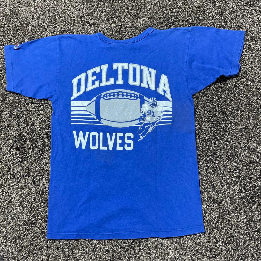 USA製 90s Champion 青タグ ビンテージTシャツ フットボールT - メルカリ
