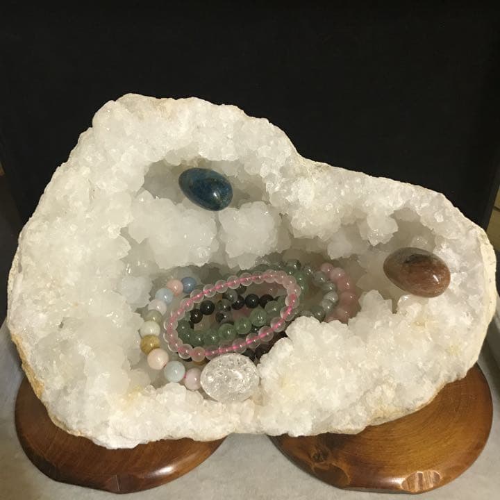 ★特選三石★夢の実現への一歩♡【美品キャッツアイセレナイト♢NEWワンド】❤