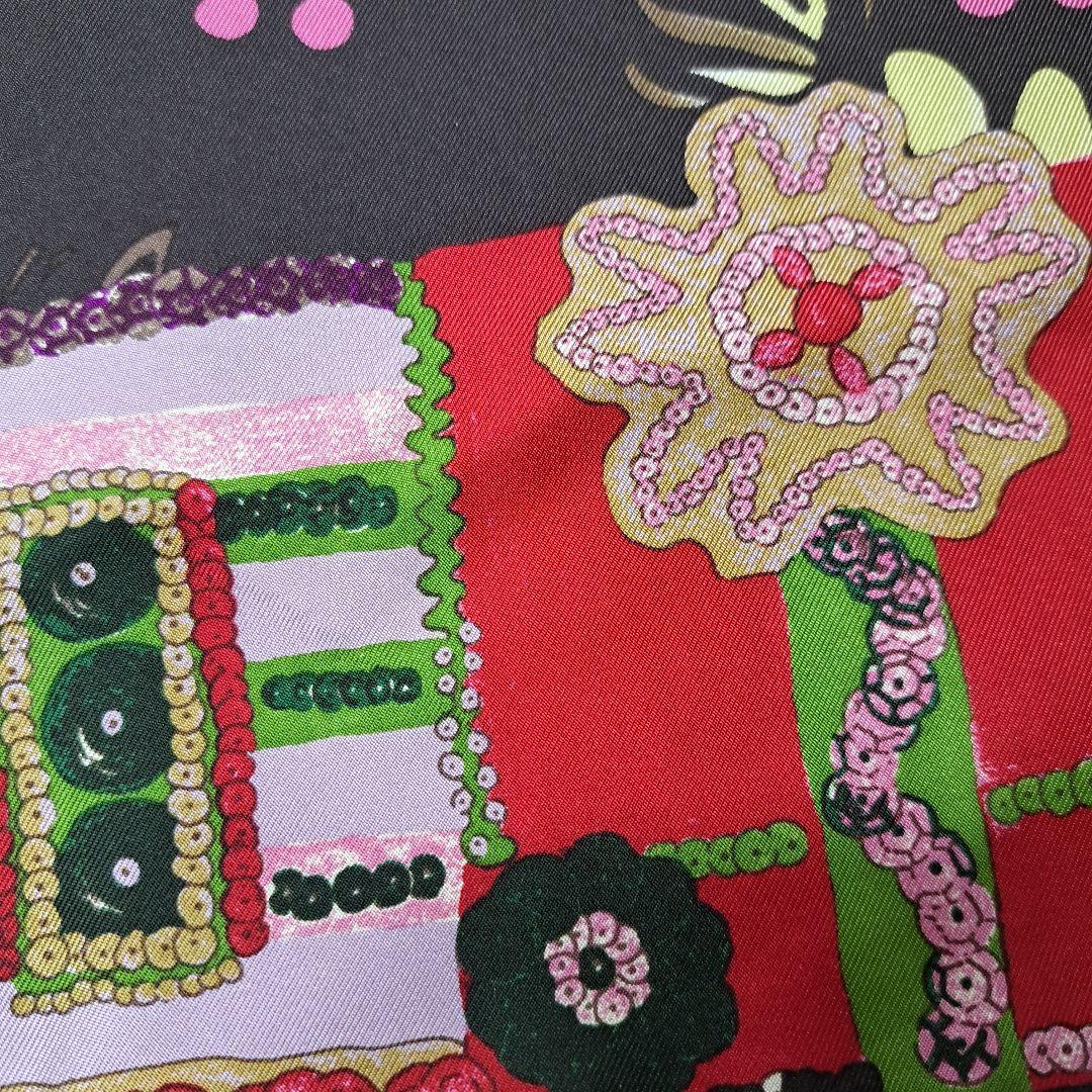 20251209 クリスチャンラクロワ スカーフ ハート ヤシの木 花 魚