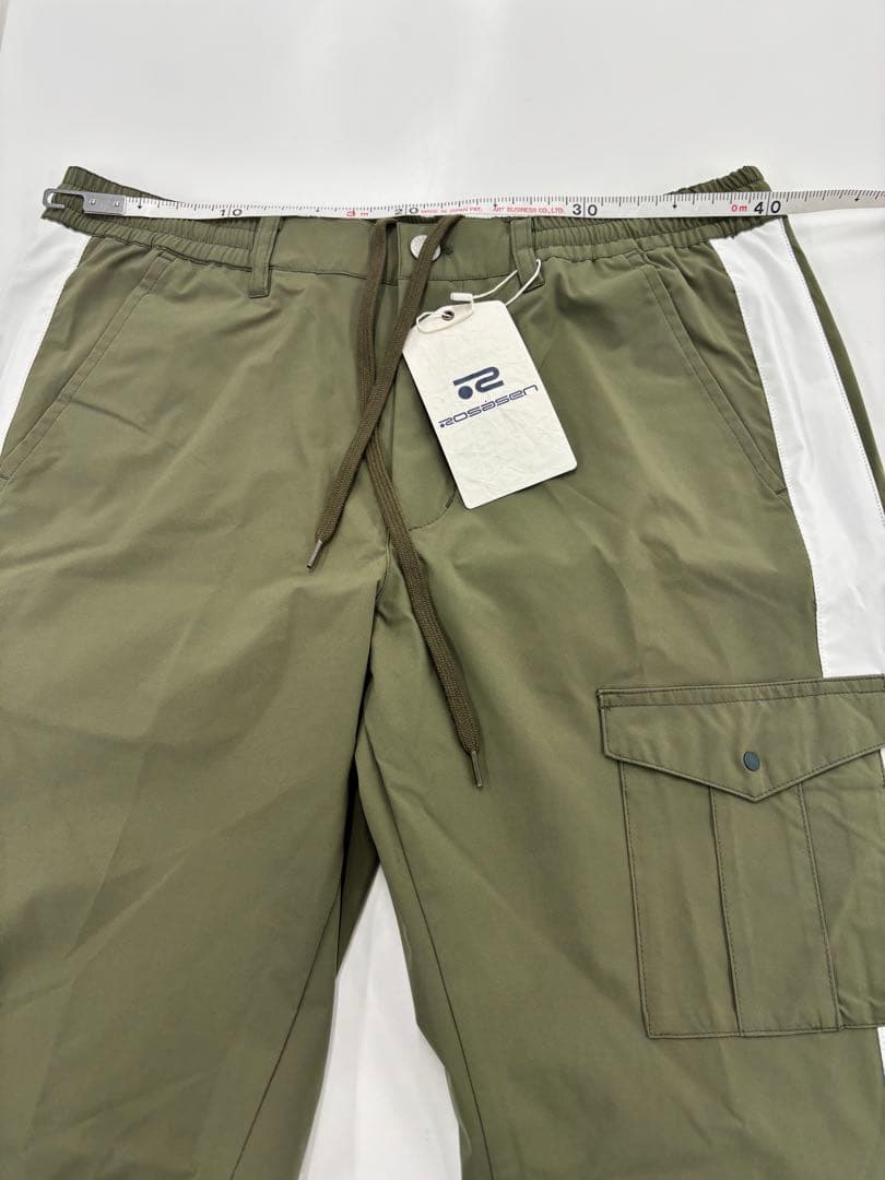 新品！ロサーセン ゴルフ オリーブ サイドストライプ メンズパンツ 82