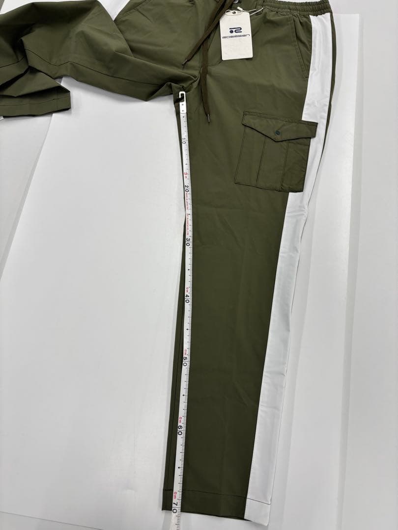 新品！ロサーセン ゴルフ オリーブ サイドストライプ メンズパンツ 82