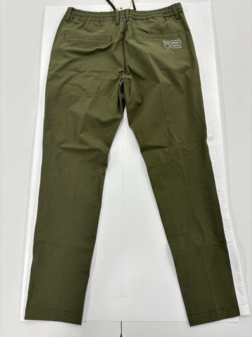 ROSASEN - 新品！ロサーセン ゴルフ オリーブ サイドストライプ メンズ